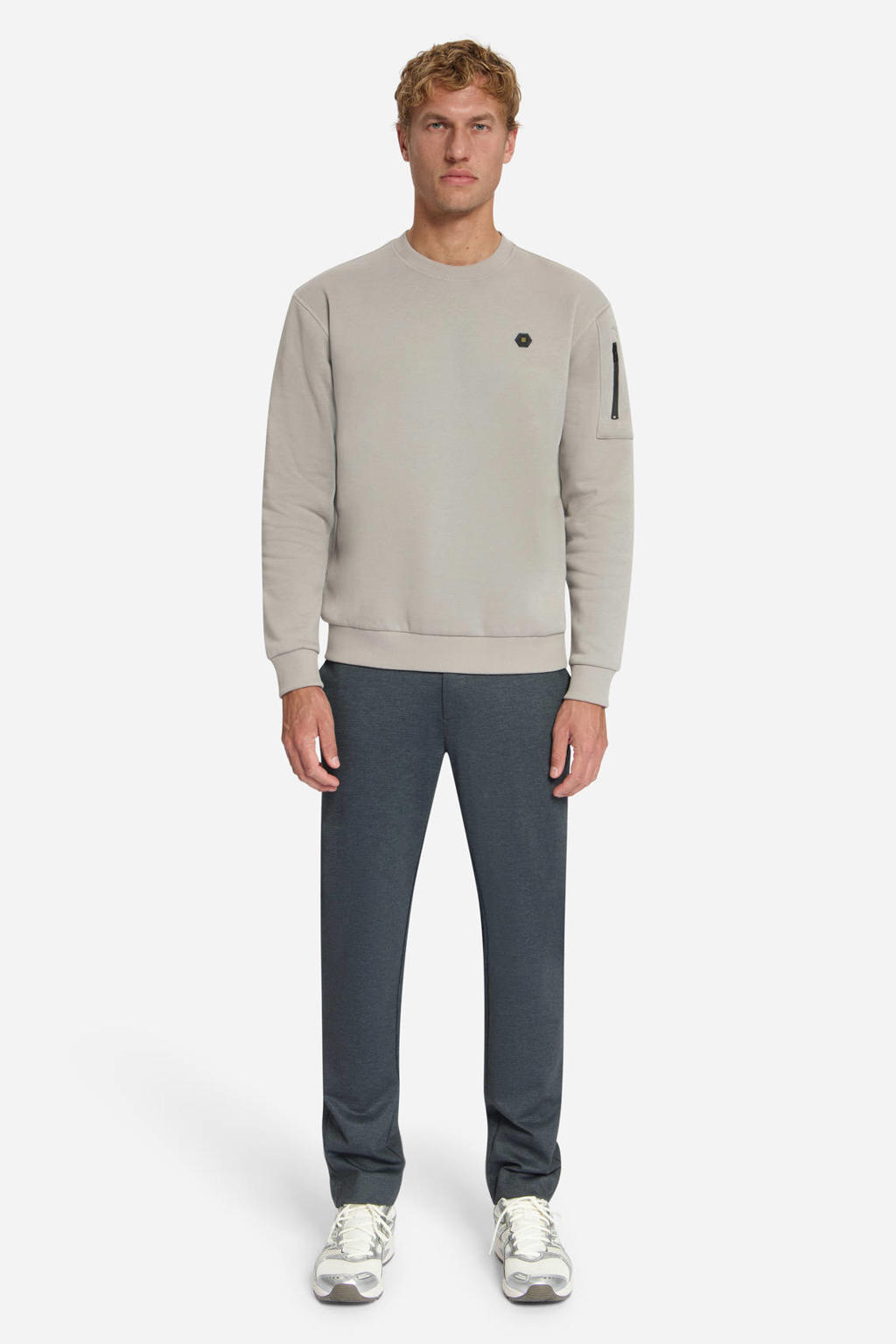No Excess relaxed fit trui - clay