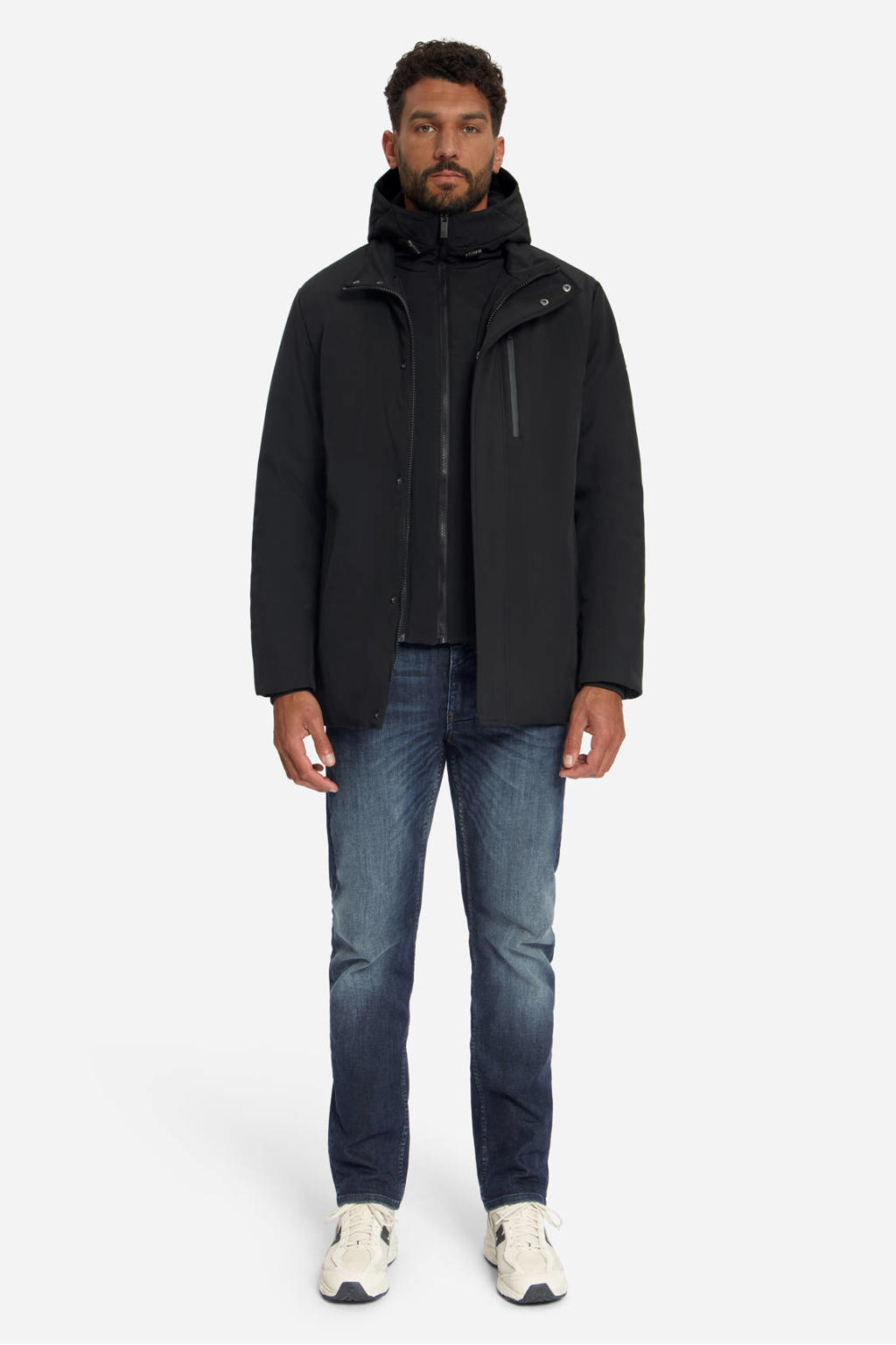 No Excess winter softshell jas - zwart