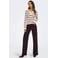 ONLY wide leg jeans - donkerpaars