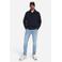 No Excess regular fit gebreide trui - donkerblauw