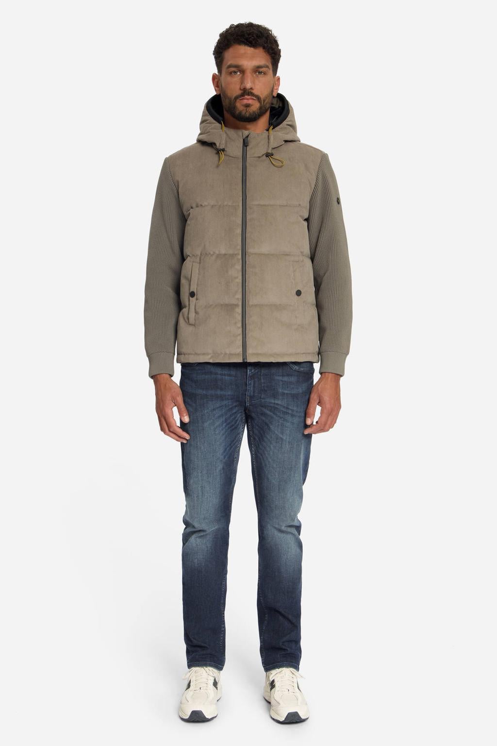 No Excess corduroy winterjas - bruin