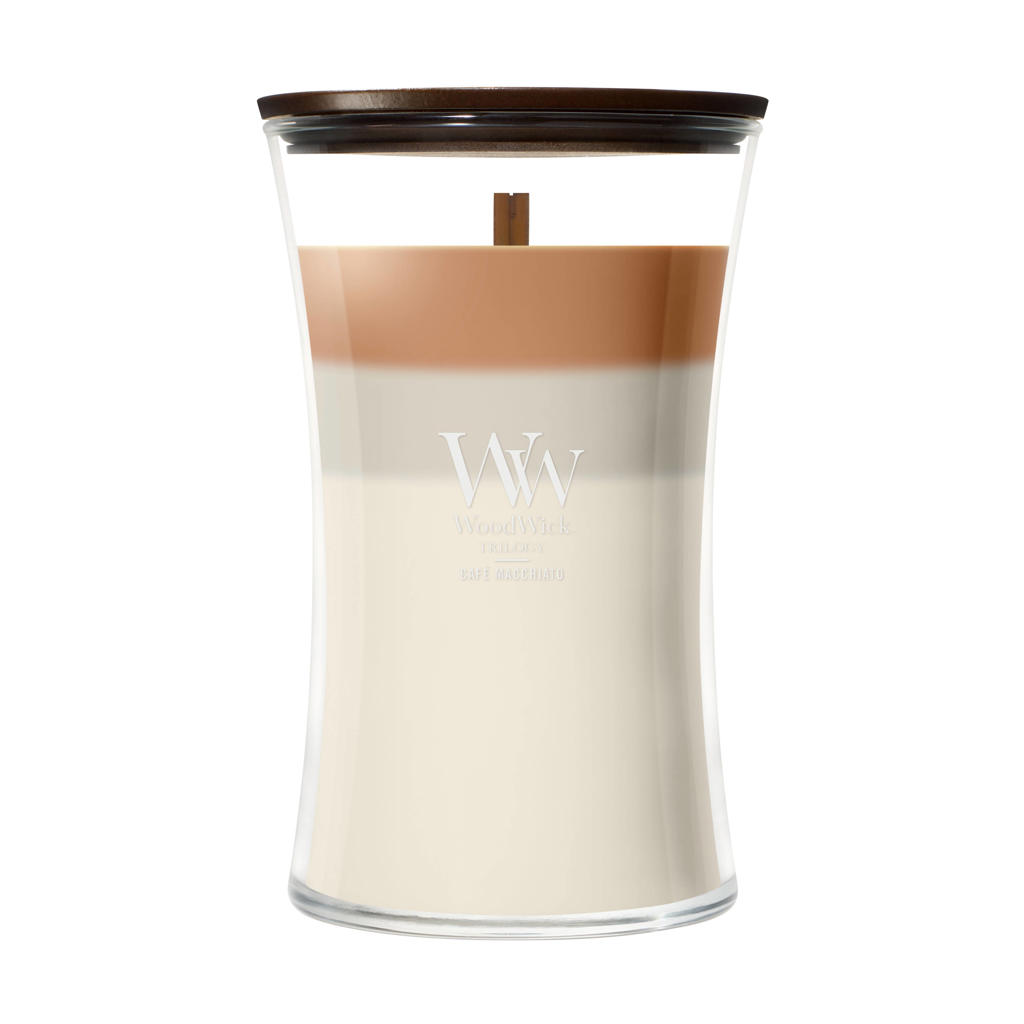 WoodWick geurkaars Trilogy Café Macchiato - Large