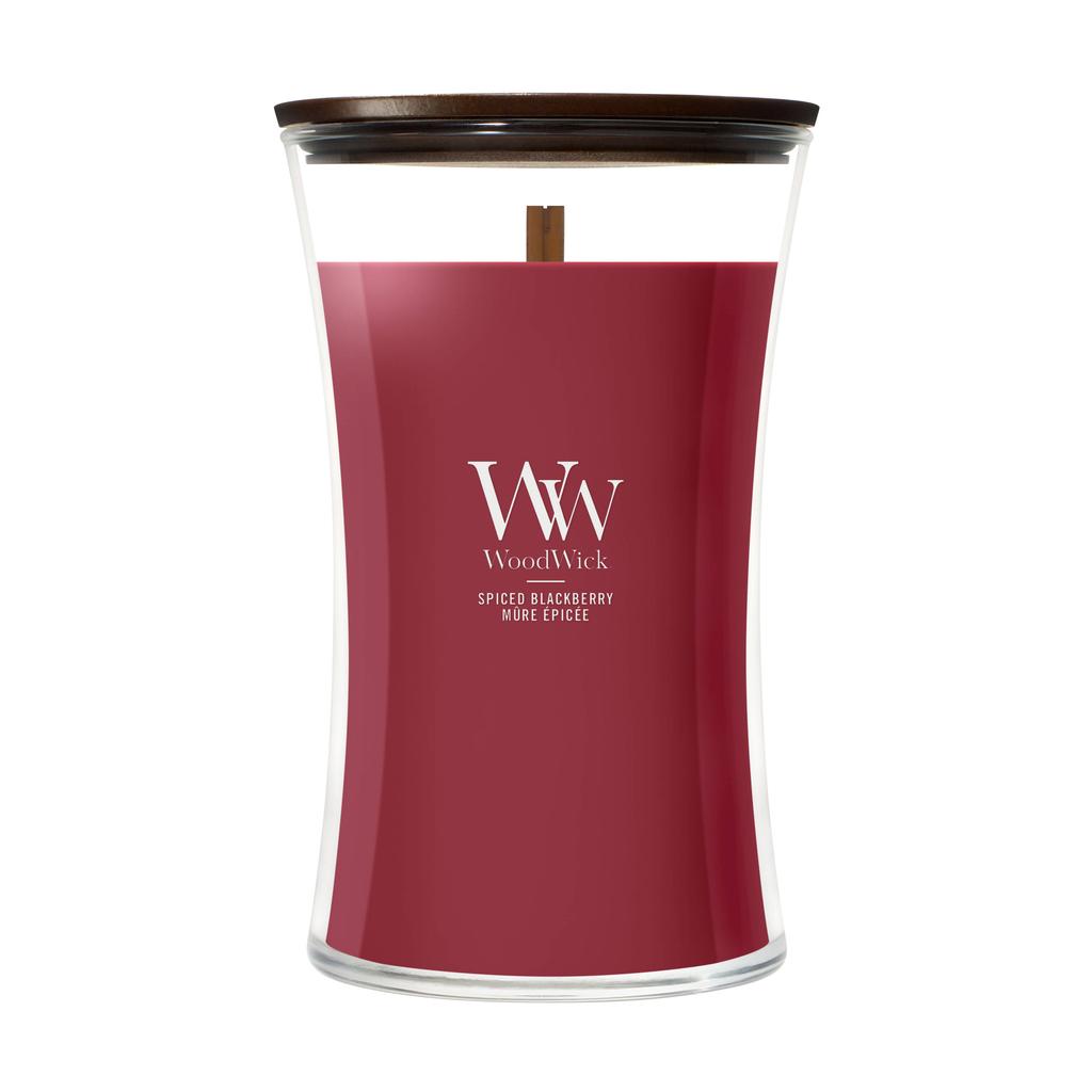 WoodWick geurkaars Spiced Blackberry - Large