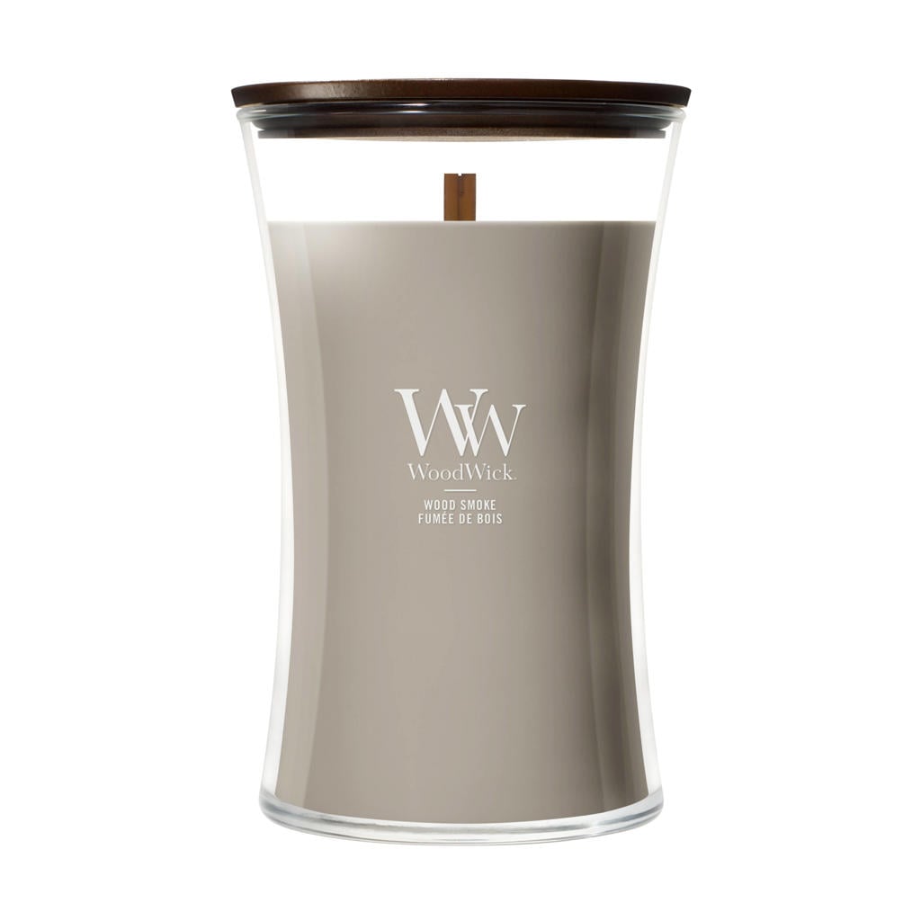 WoodWick geurkaars Wood Smoke - Large