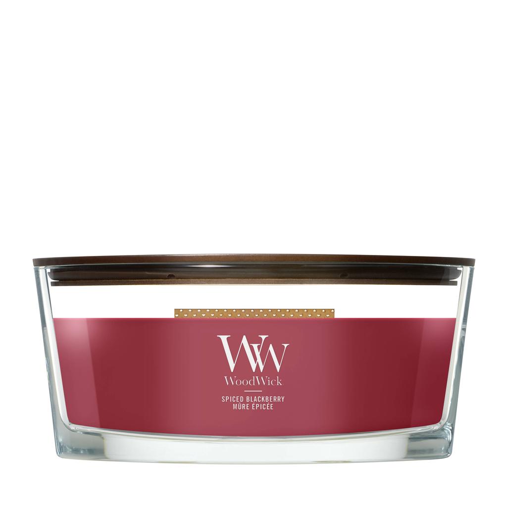 WoodWick geurkaars Spiced Blackberry - Ellipse