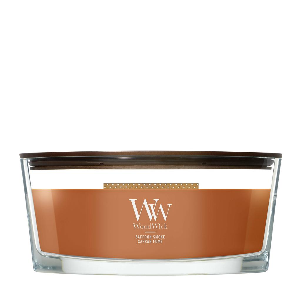 WoodWick geurkaars Saffron Smoke - Ellipse