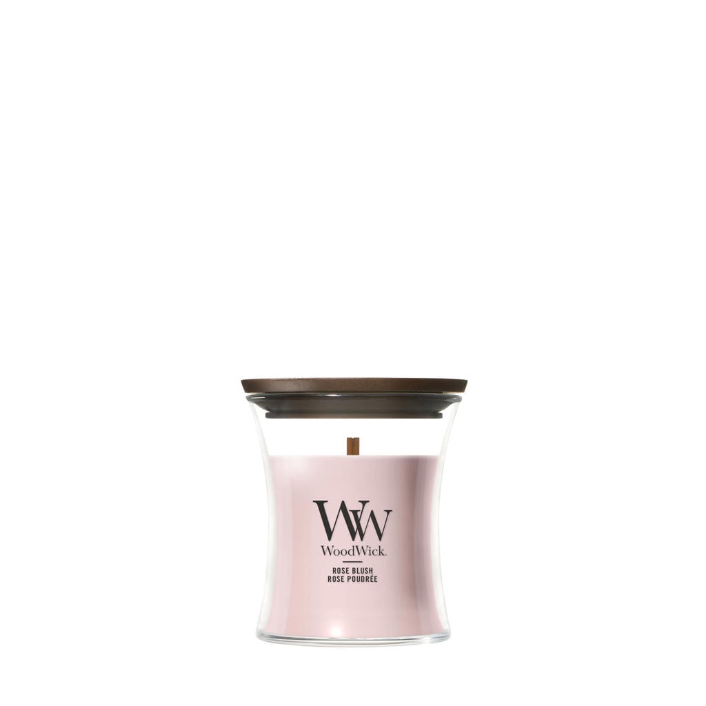 WoodWick geurkaars Rose Blush - Mini