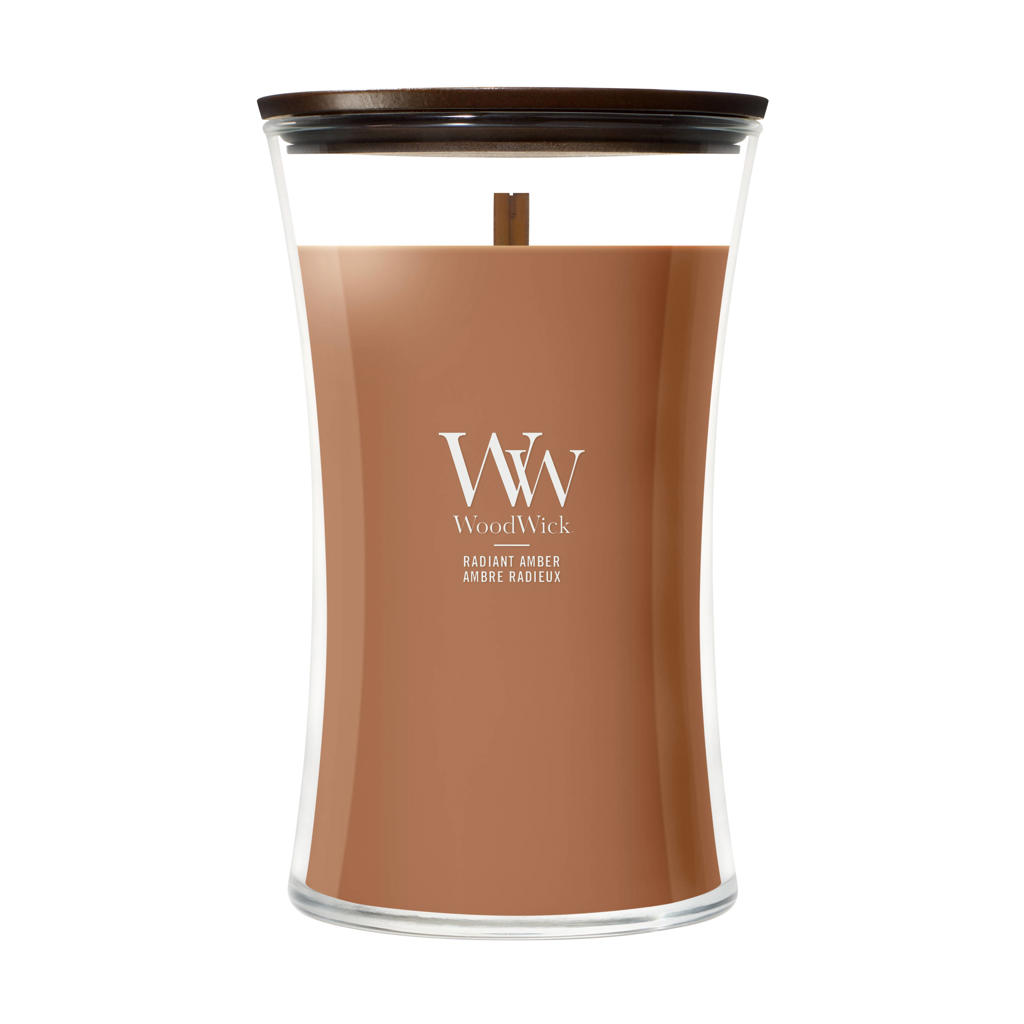 WoodWick geurkaars Radiant Amber - Large