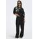 ONLY rechtvallende gebloemde sweater - zwart