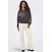 ONLY rechtvallende gebloemde sweater - bruin