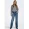 ONLY wide leg jeans - medium blue denim