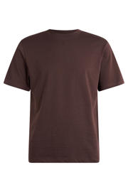 thumbnail: Shoeby regular fit T-shirt met backprint - donkerbruin