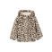 s.Oliver imitatiebont faux fur winterjas met panterprint - beige