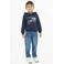 s.Oliver sweater met print - donkerblauw