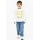 s.Oliver longsleeve met print - ecru