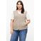 s.Oliver Curve teddy gilet Plus Size - taupe
