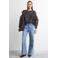 comma wide leg jeans - lichtblauw