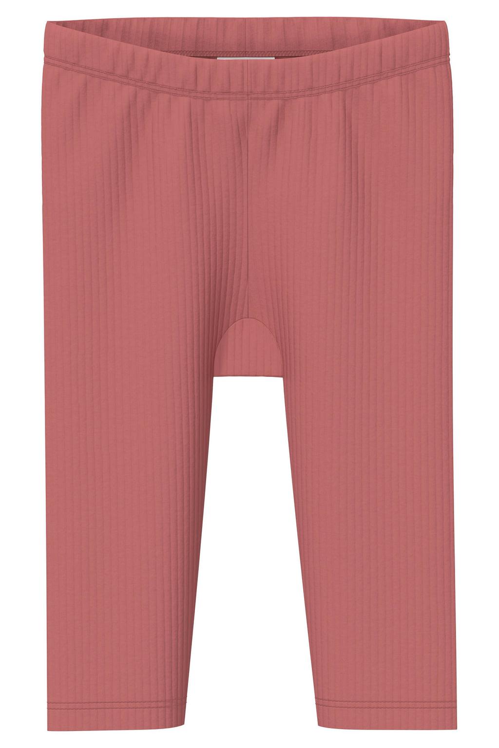 Roze meisjes s.Oliver legging van stretchkatoen met elastische tailleband en effen