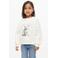 s.Oliver sweater met print - wit
