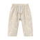 s.Oliver relaxed fit babybroek met print - beige
