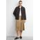 comma suèdelook midi rok - cognac
