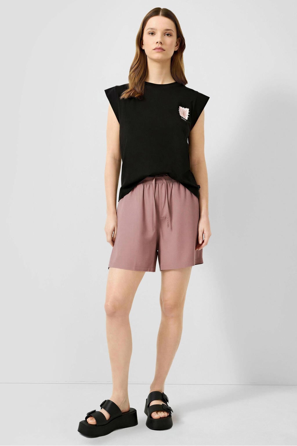 QS straight leg short - oudroze