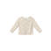 s.Oliver rechtvallende longsleeve met print - beige