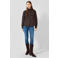 QS corduroy blouse - donkerbruin