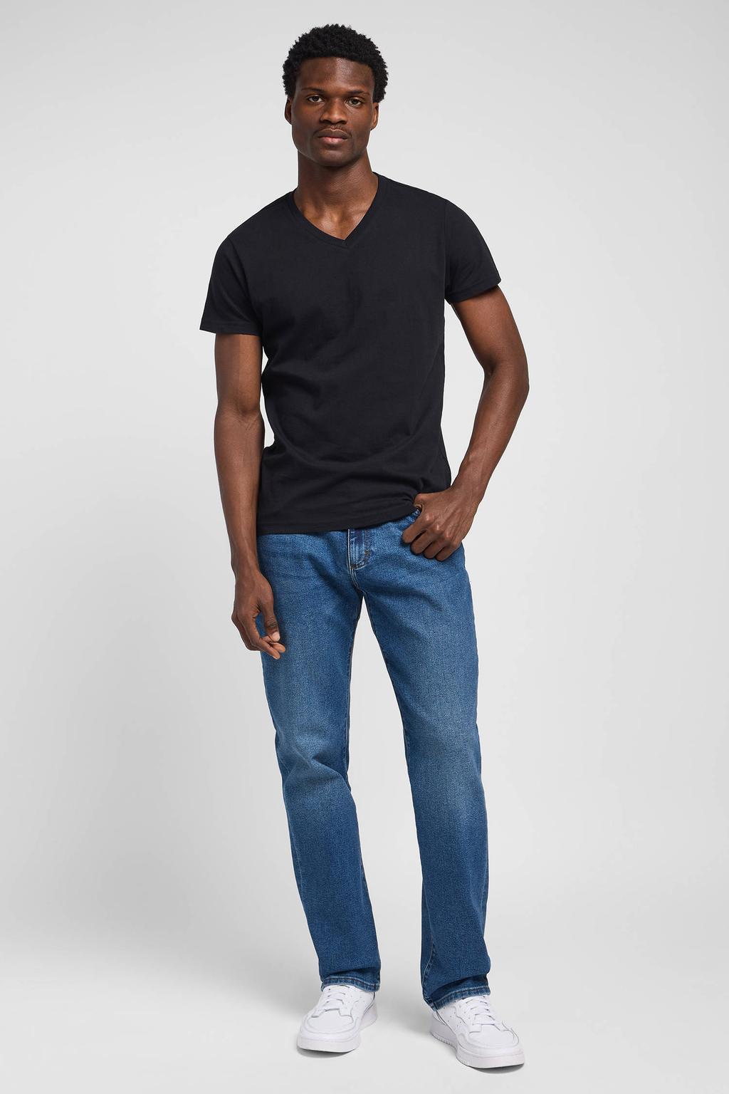 Lee Extreme Motion straight leg jeans - mediumblauw