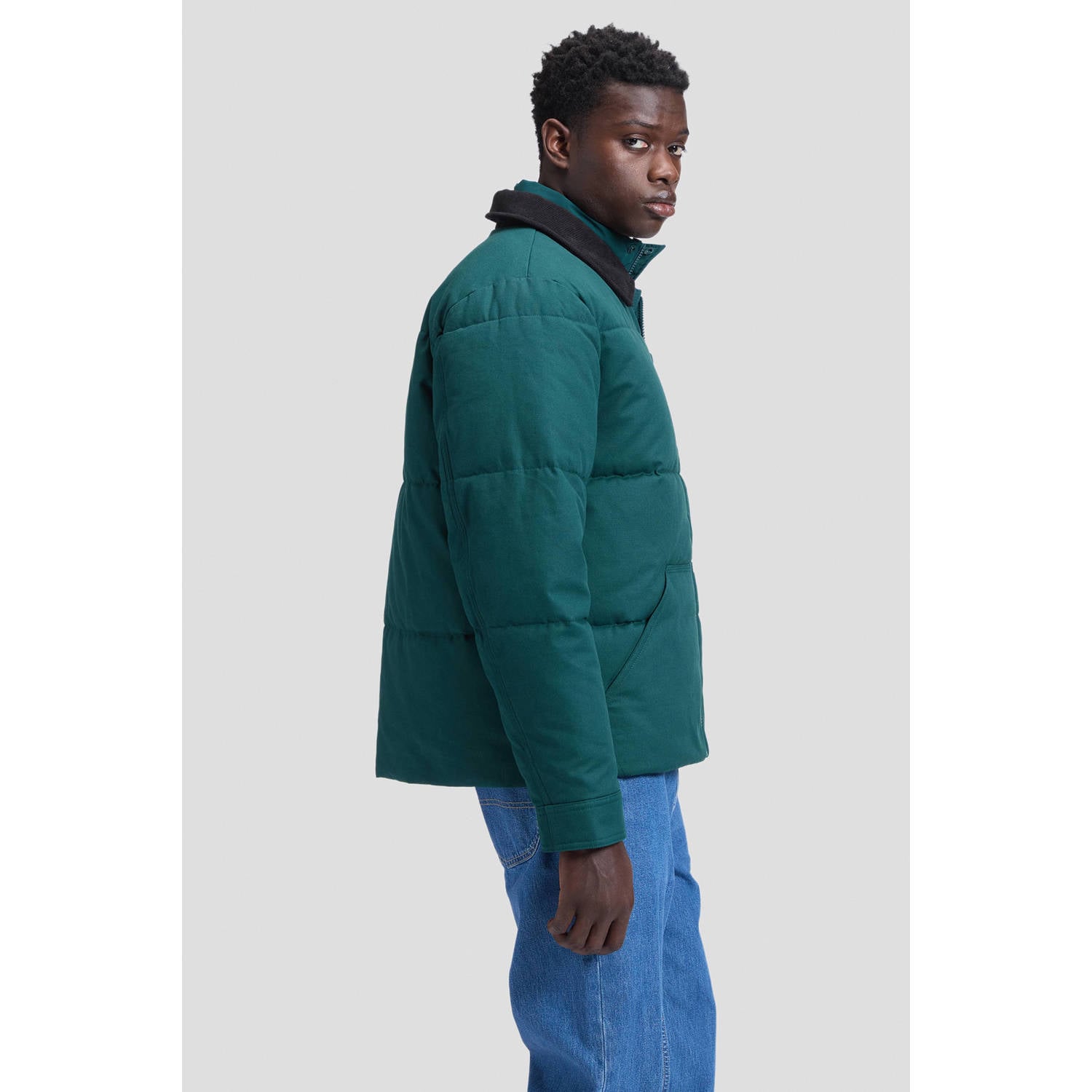 Lee katoenen quilted pufferjas ponderosa pine