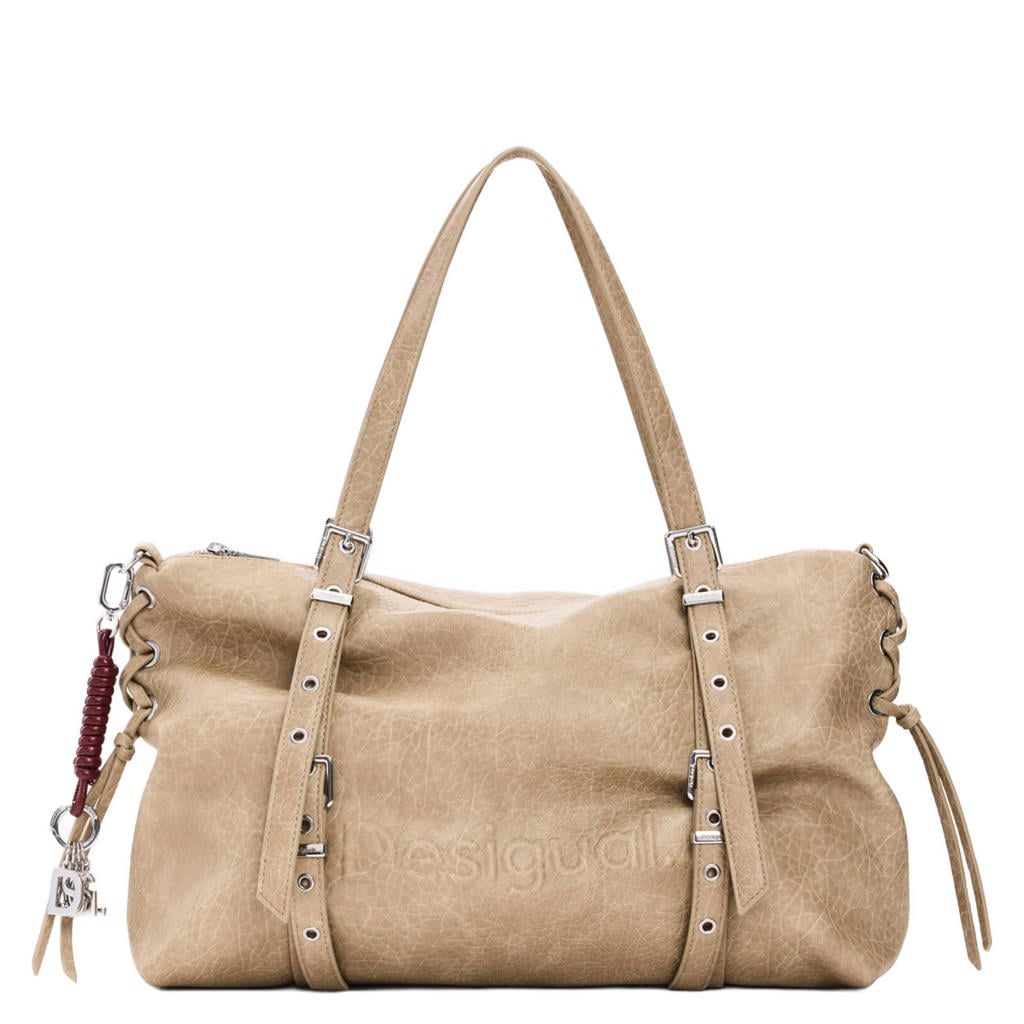 Desigual schoudertas beige