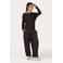 Urban Goddess sportshirt met lange mouwen - donkerbruin