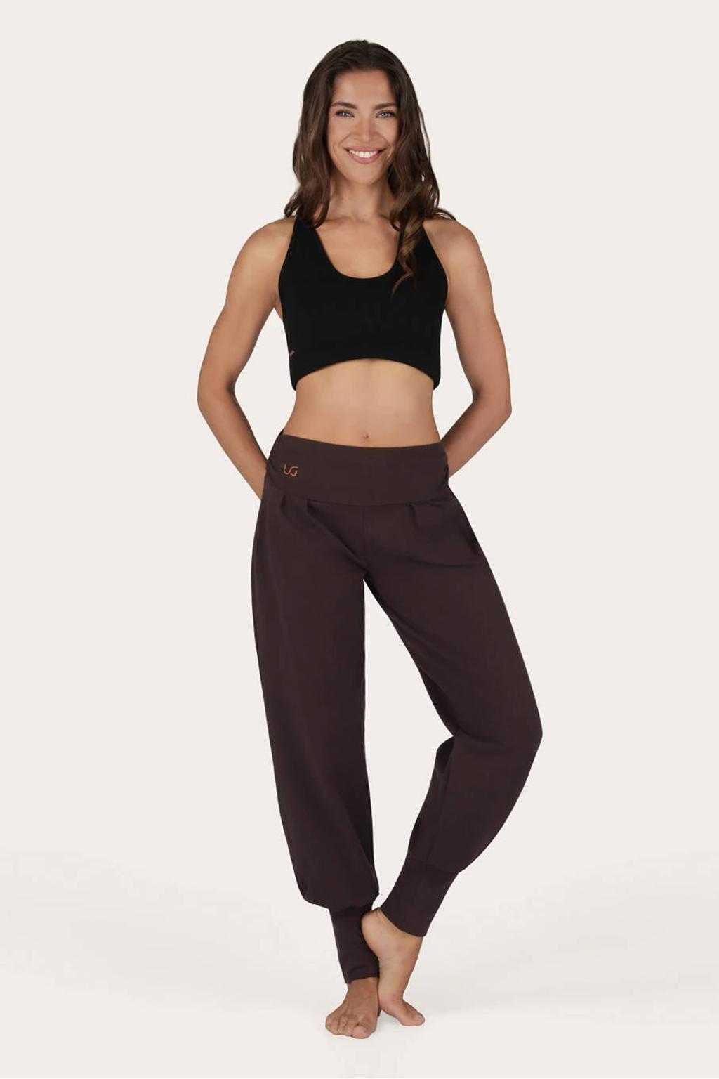 Urban Goddess sportbroek - donkerbruin