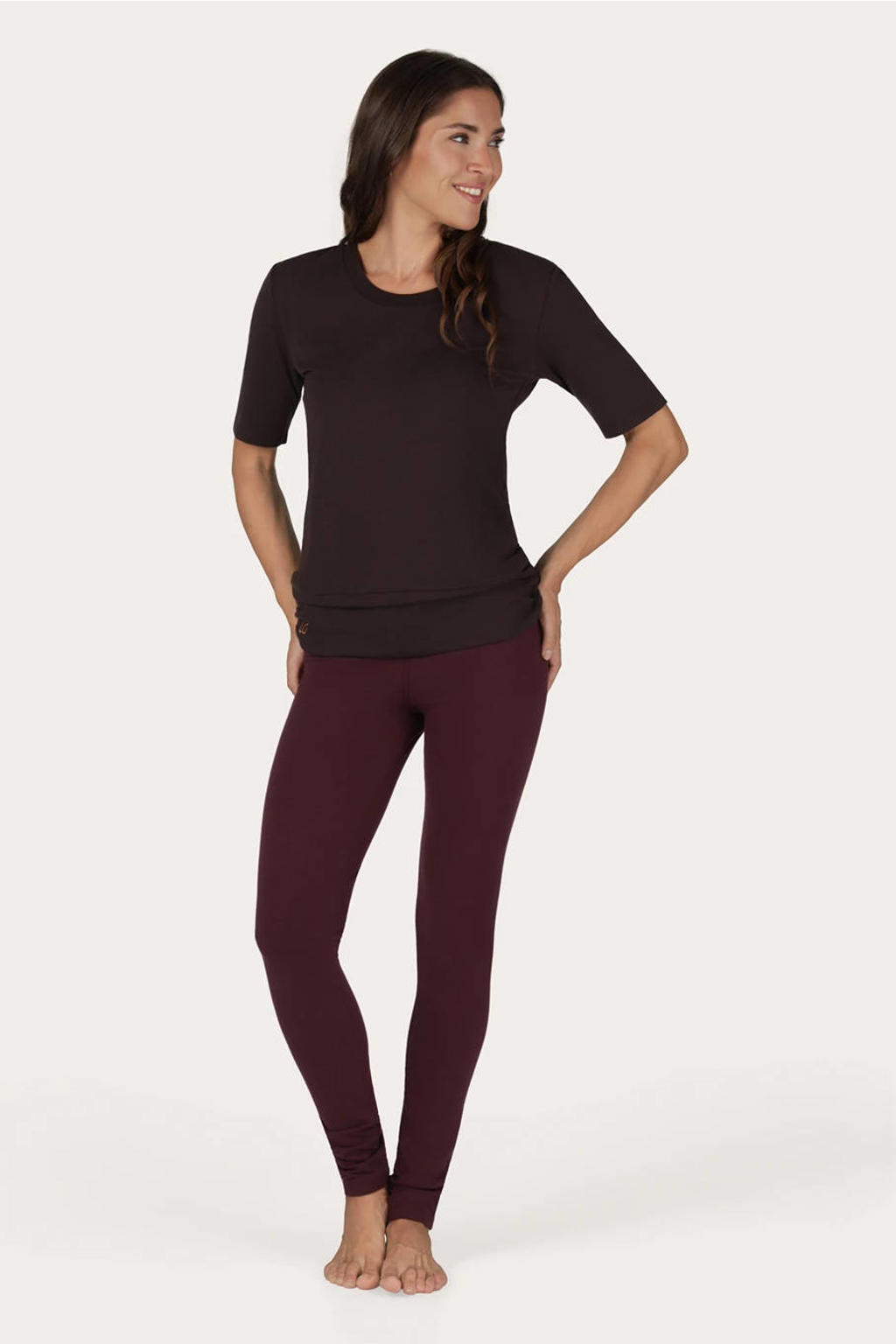 Urban Goddess sportshirt - donkerbruin