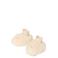 Little Dutch teddy sokken met borduursels - zand