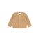 Little Dutch katoenen gebreid vest - bruin