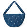 Studio Noos denim crossbody tas Heart donkerblauw