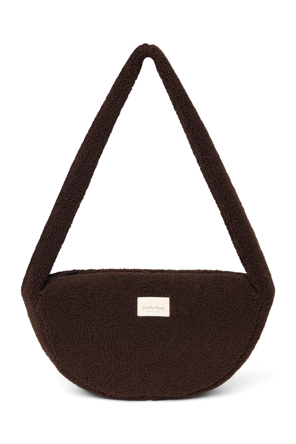 Studio Noos crossbody tas Teddy Mini donkerbruin