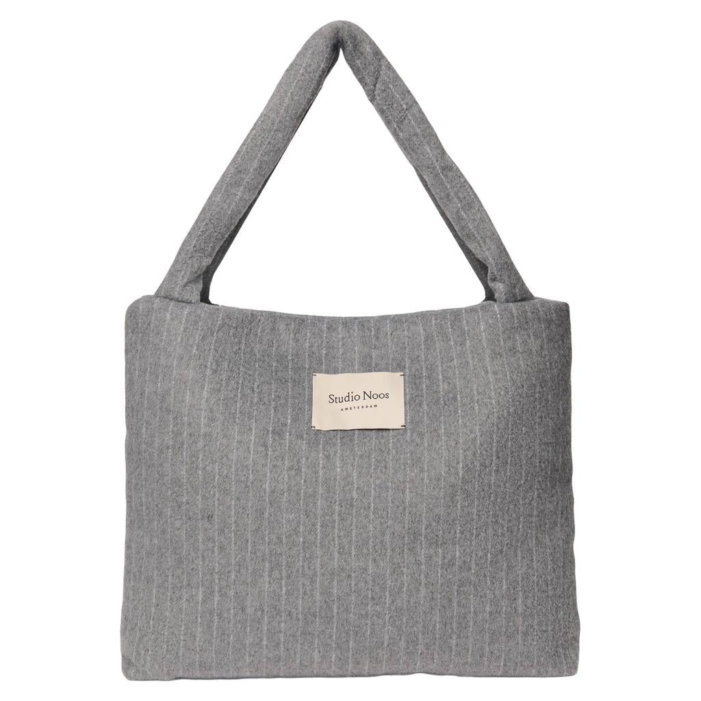 Studio Noos luiertas Flannel Chalkstripe grijs