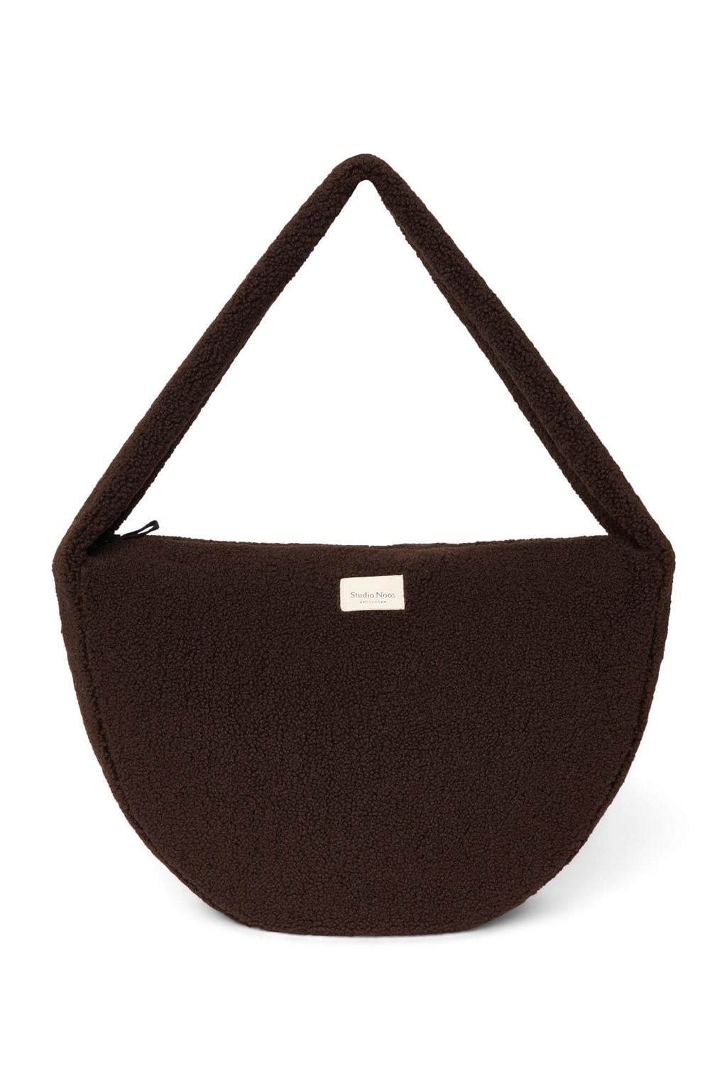 Studio Noos crossbody tas Teddy donkerbruin