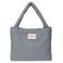 Studio Noos luiertas Stripy Wool Mom Bag blauw/bruin