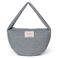 Studio Noos crossbody tas Stripy Wool blauw/bruin