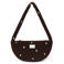 Studio Noos crossbody tas Teddy Mini Hearts bruin