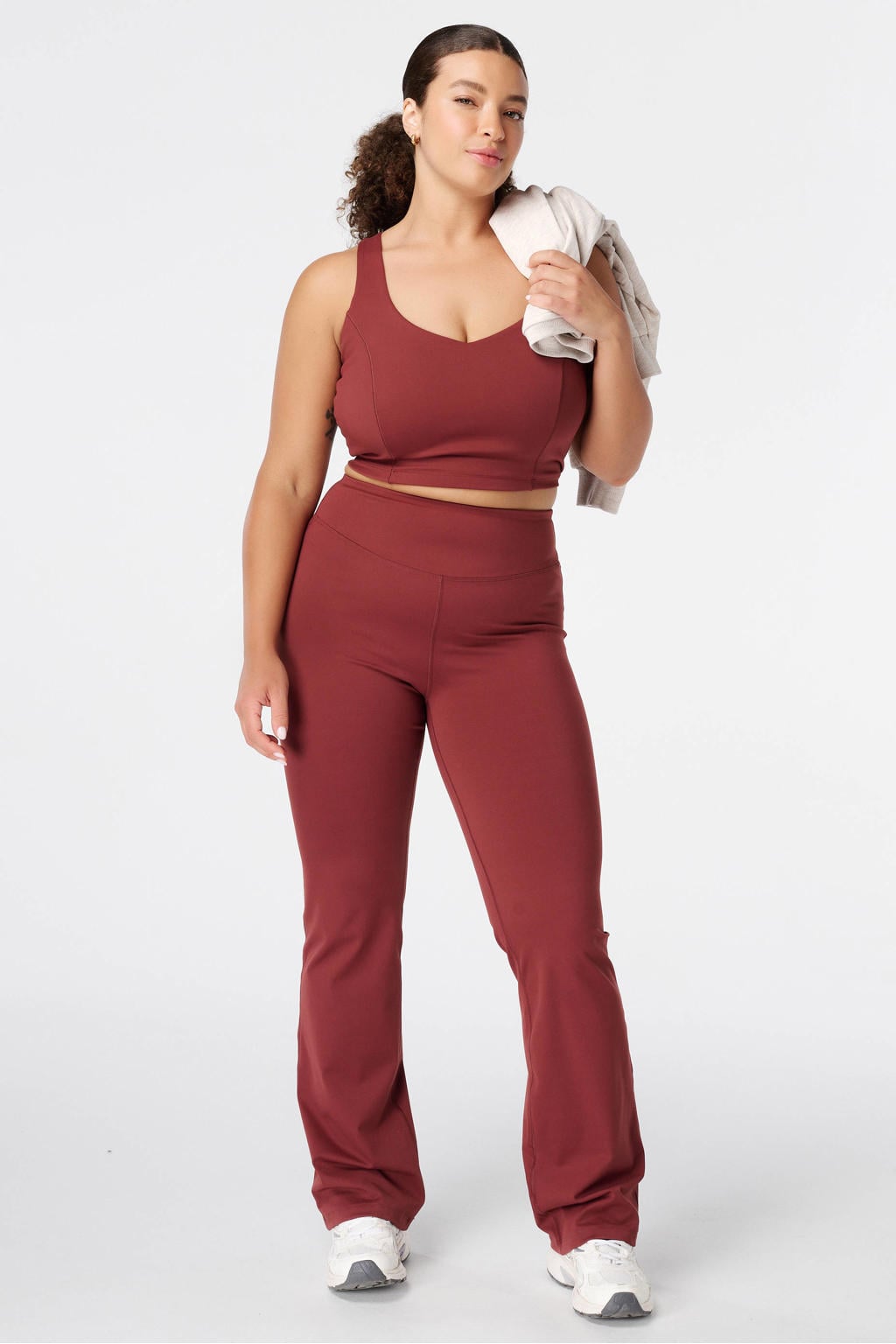 MS Mode sportlegging - donkerrood