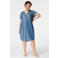MS Mode lyocell spijkerjurk Plus Size - mediumblauw