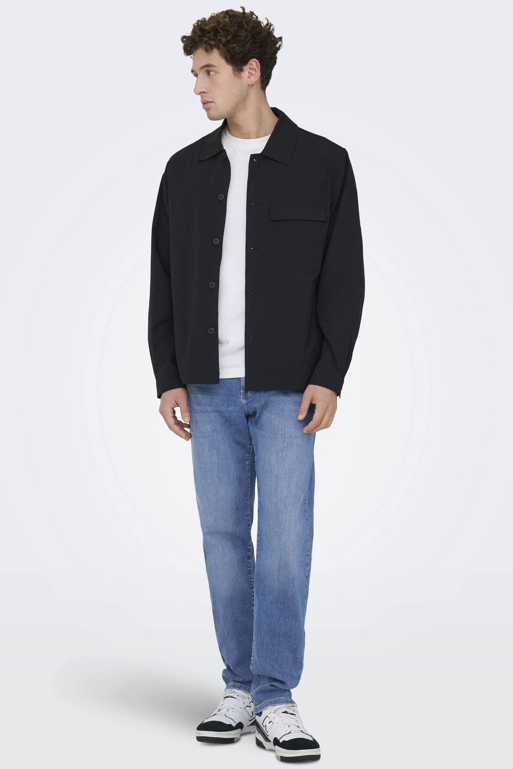 ONLY & SONS ONSWEFT regular fit jeans - mediumblauw