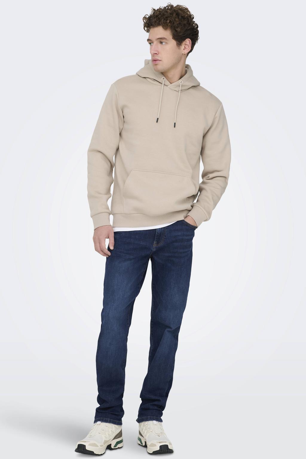 ONLY & SONS ONSWEFT regular fit jeans - donkerblauw