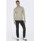 ONLY & SONS viscose regular fit gebreide trui - beige