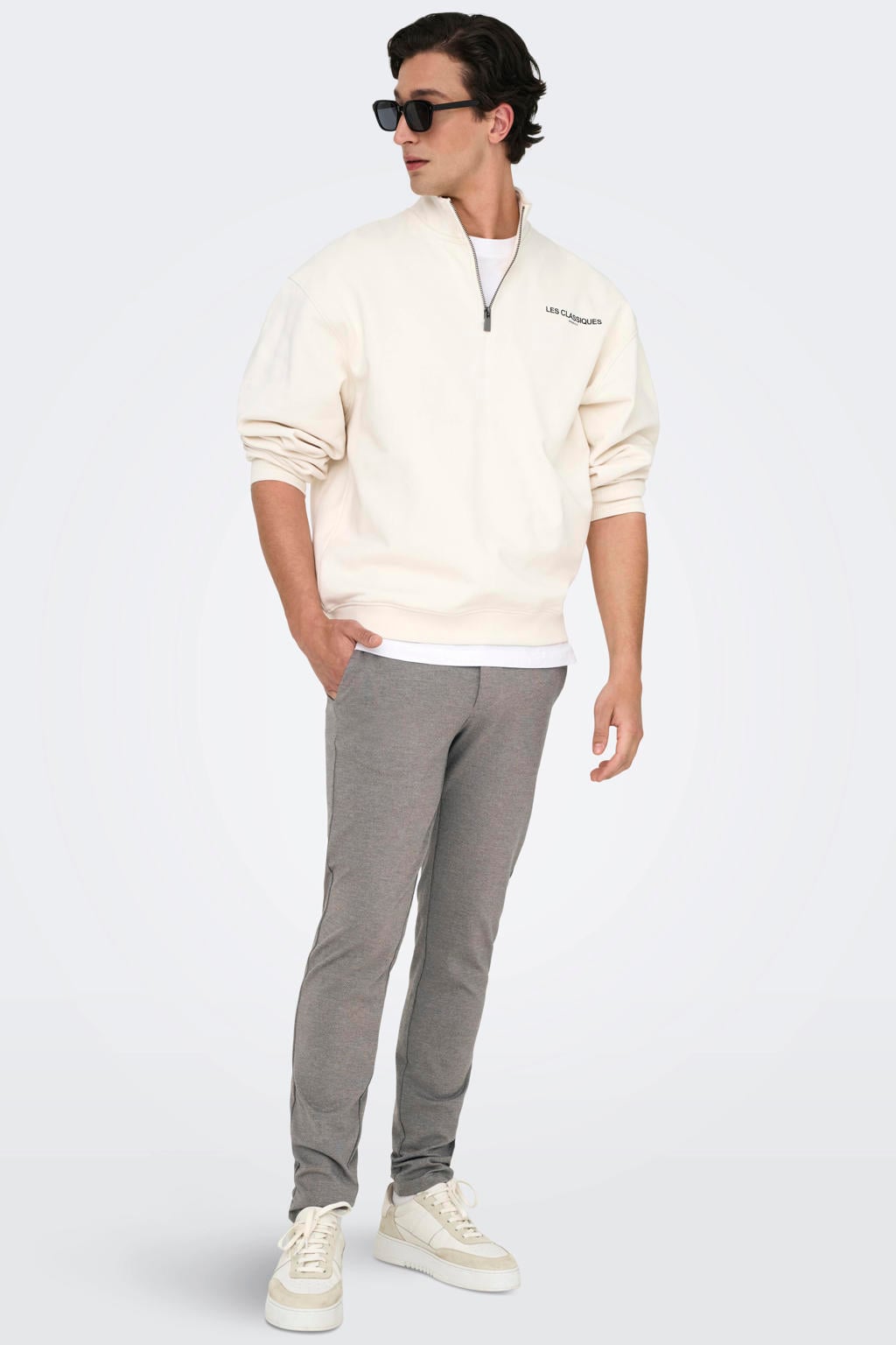 ONLY & SONS slim fit chino - taupe