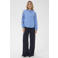 Saint Tropez blouse met pailletten - blauw/wit